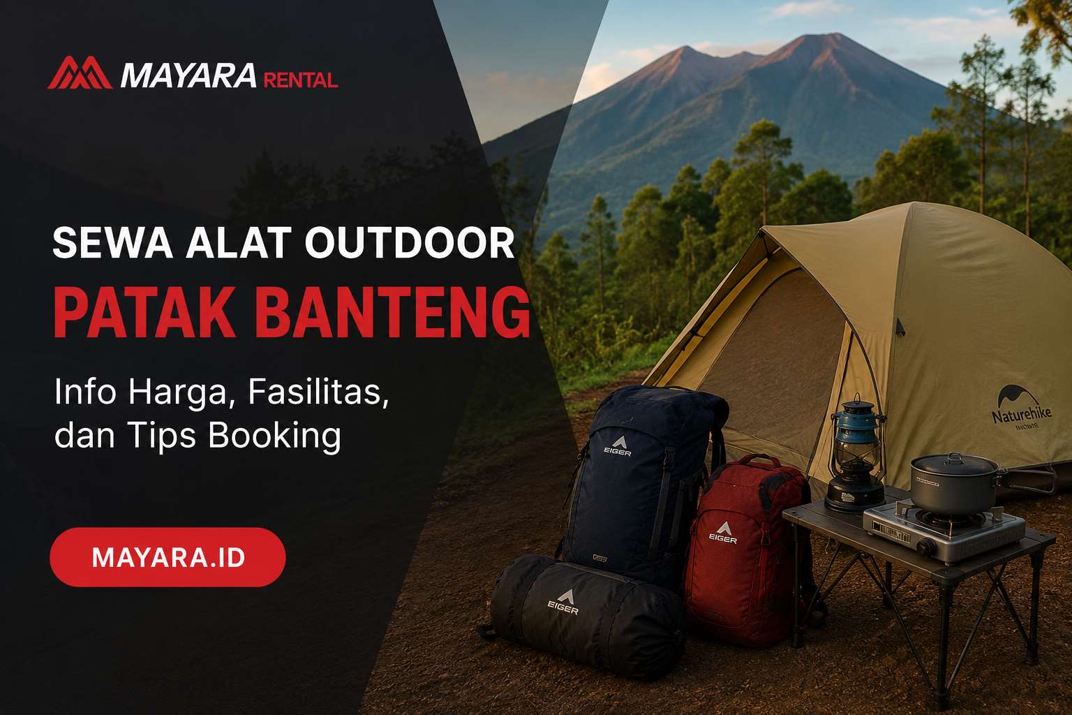 Sewa Alat Outdoor Patak Banteng: Info Harga, Fasilitas, dan Tips Booking